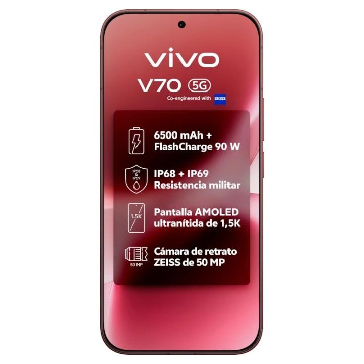 VIVO V70 512 GB 8 GB RAM Gray