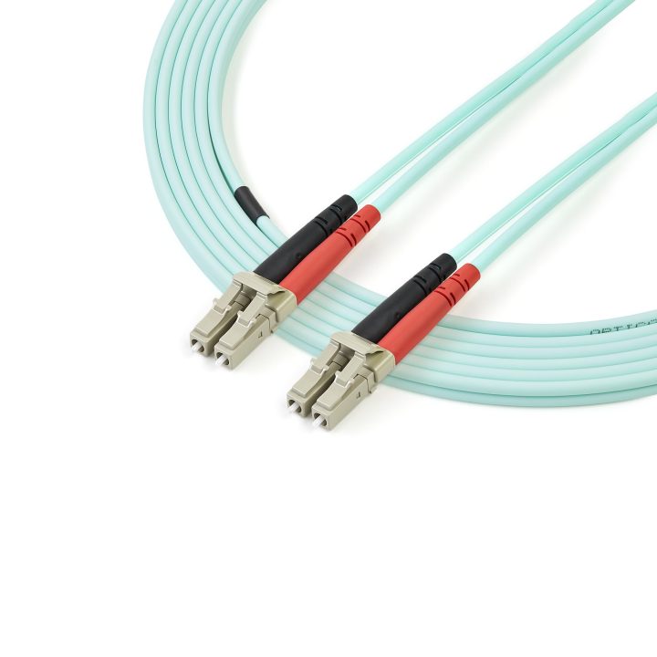 StarTech.com 5m Multimode OM3 Fiber Optic Cable LC to LC UPC - Full…