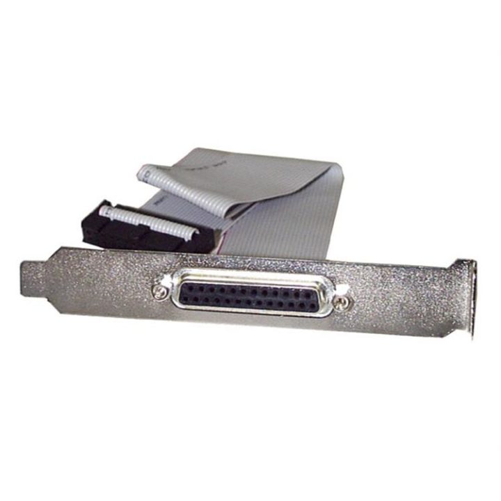 StarTech.com DB25 to 26-Pin IDC26 Parallel Adapter Bracket with 40cm…