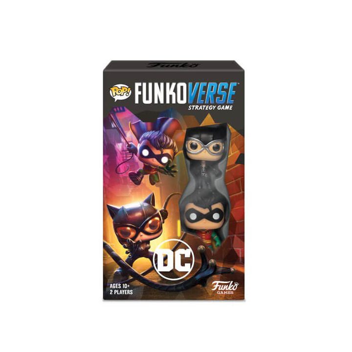 Jogo de tabuleiro Funkoverse DC edição 101 Robin Catwoman