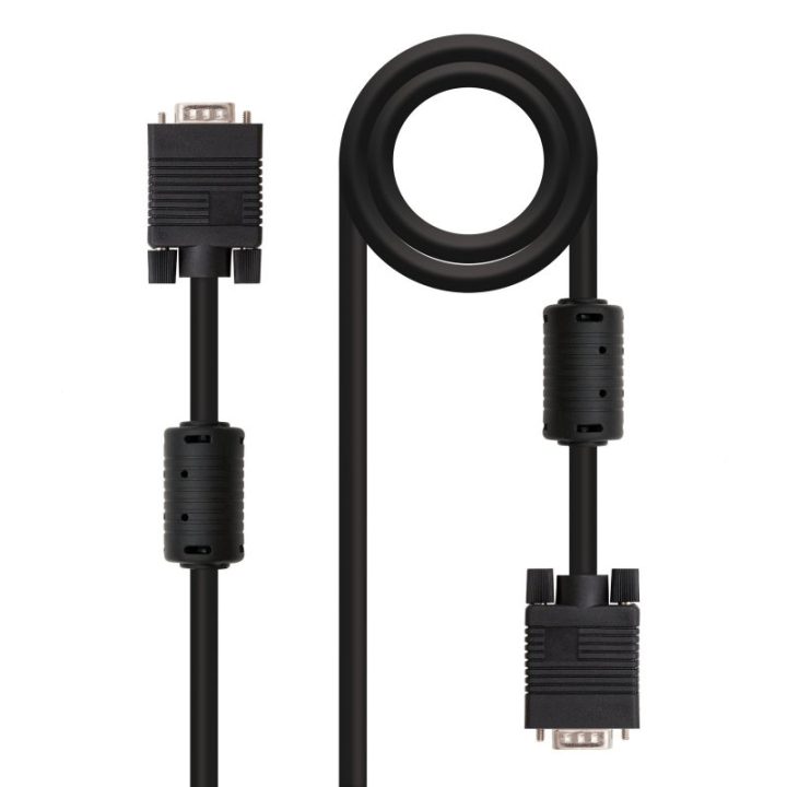 Nanocable CABLE SVGA COM FERRITE HDB15/M-HDB15/M 1,8 M