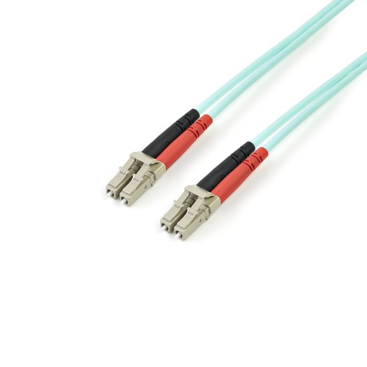StarTech.com 5m Multimode OM3 Fiber Optic Cable LC to LC UPC - Full…