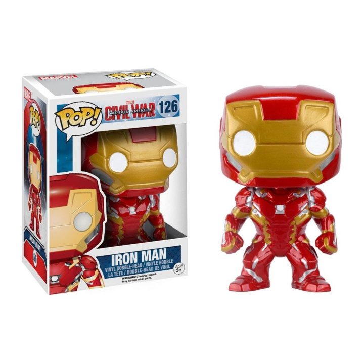 Funko Pop! Marvel – Capitão América Guerra Civil Iron Man