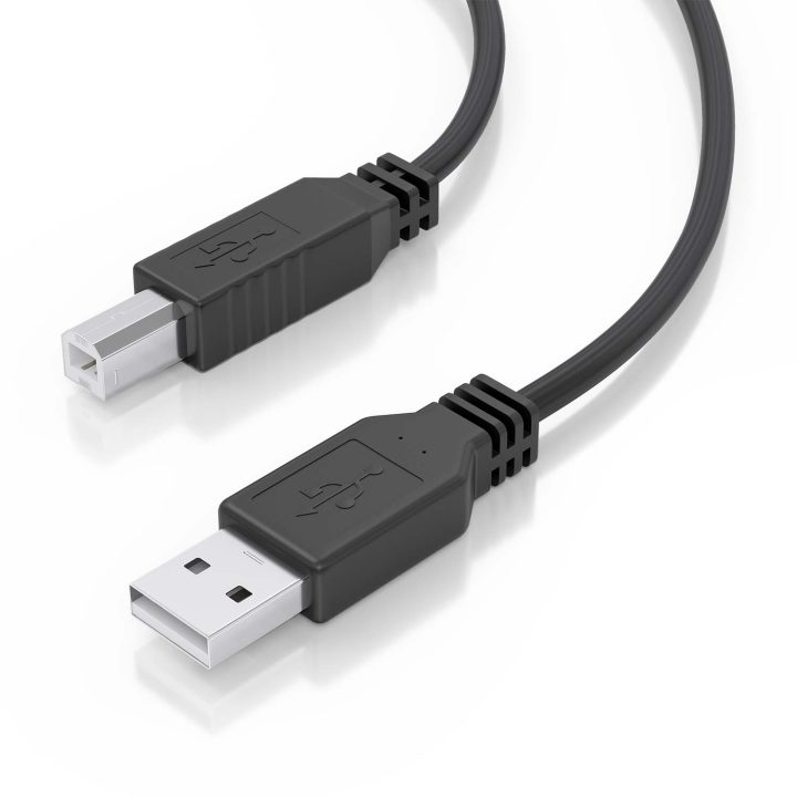 AISENS USB 2.0 Cable with Amplifier, Type A/M-B/M, Black, 10m