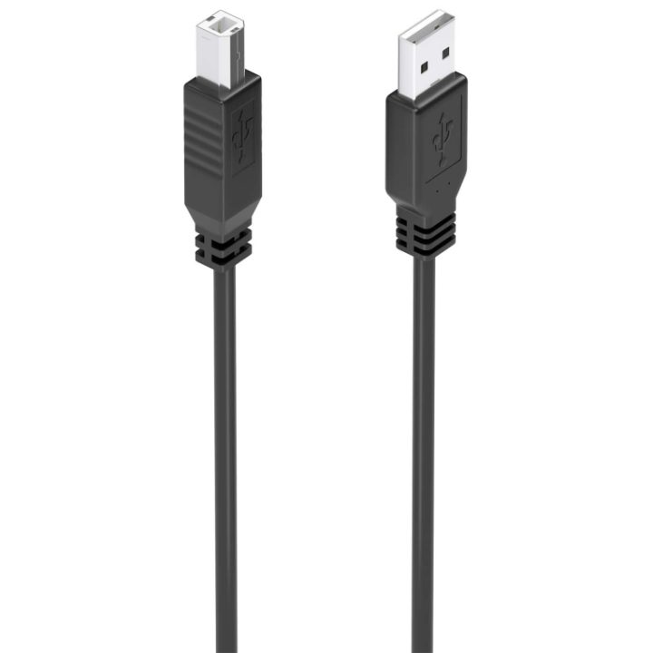 AISENS USB 2.0 Cable with Amplifier, Type A/M-B/M, Black, 10m