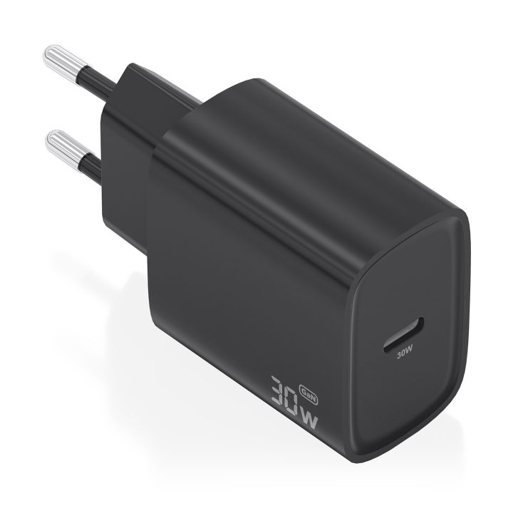 AISENS GaN Charger 30W, 1xUSB-C PD3.0, White