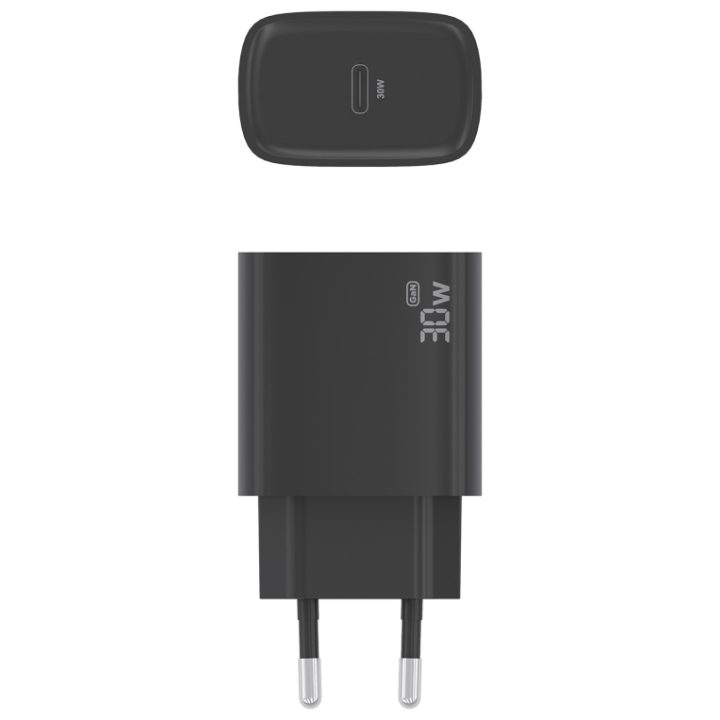 AISENS Carregador GaN 30W, 1xUSB-C PD3.0, Branco