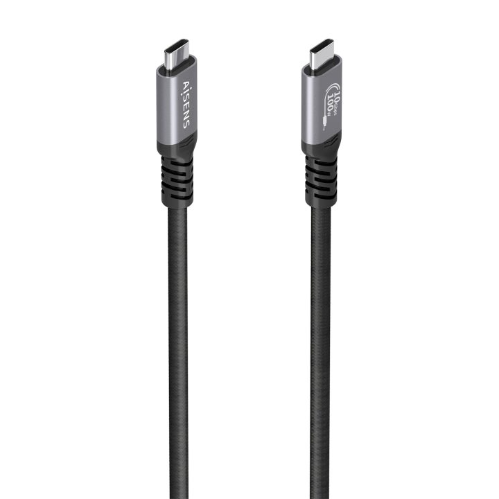 AISENS USB 3.2 Gen2 Aluminum Cable 10Gbps 8K@30Hz 5A 100W E-Mark…