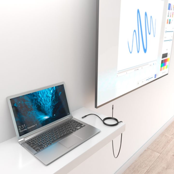 AISENS Cabo USB 3.2 Gen2 Alumínio 10Gbps 8K@30Hz 5A 100W E-Mark, Tipo…