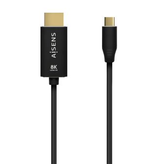 AISENS Aluminum USB-C to HDMI 2.1 8K@60Hz Converter Cable…