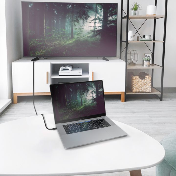 AISENS Cable Conversor Aluminio USB-C A HDMI 2.1 8k@60Hz…