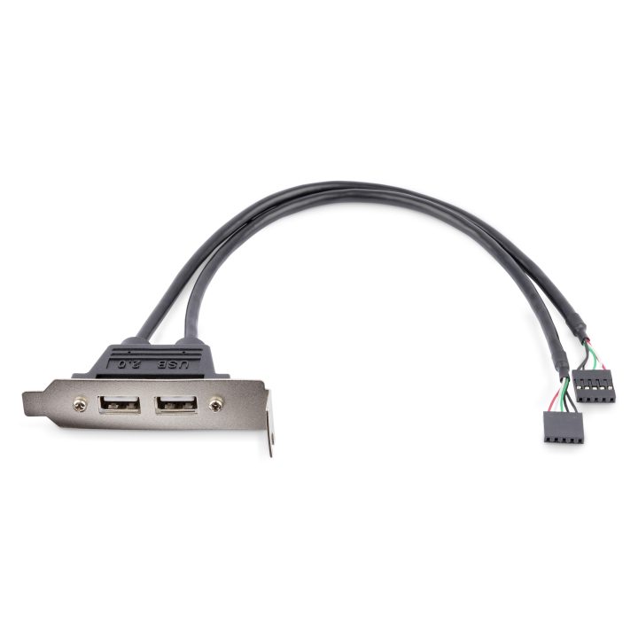 StarTech.com Low Profile 2-Port USB 2.0 Motherboard Header Bracket 2x…