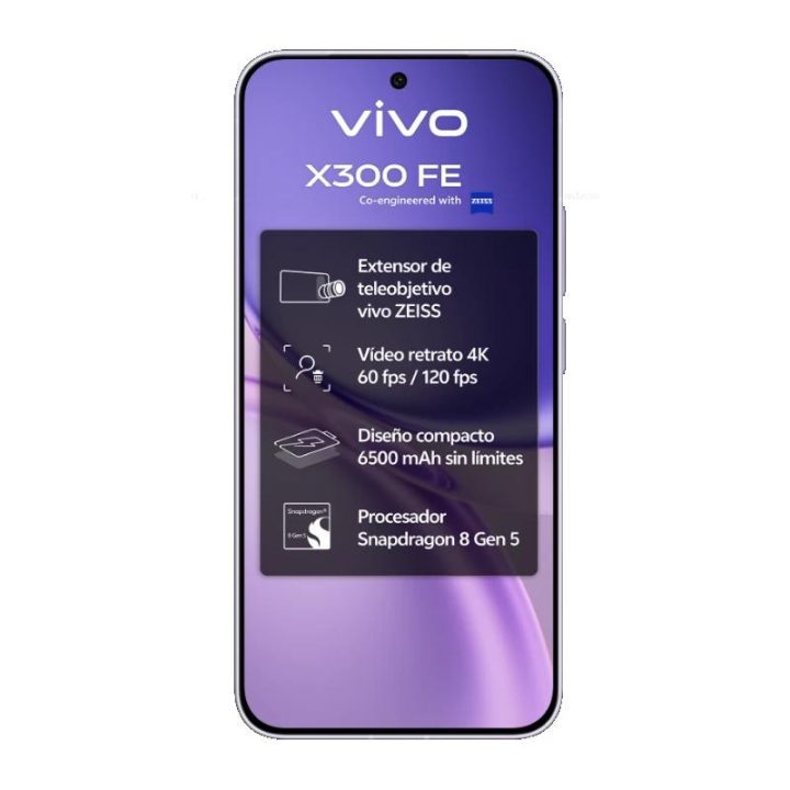 VIVO X300 FE 6.31" Dual SIM Android 16.0 5G USB Type-C 12 GB 512 GB…