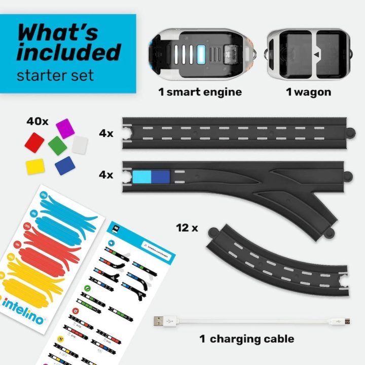 Combo inicial de comboio inteligente Intelino j-1 smart train…