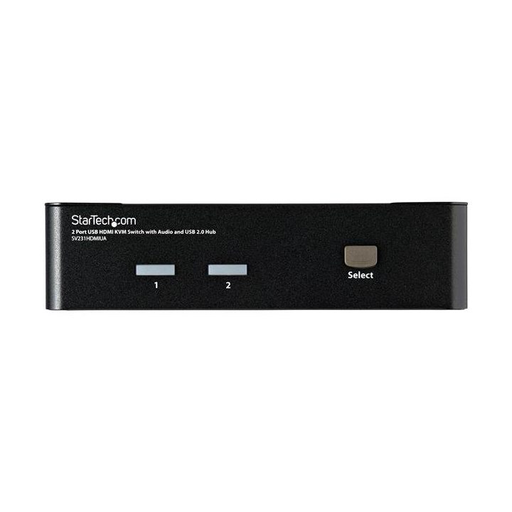 StarTech.com Comutador Switch KVM 2 portas HDMI com Hub Concentrador…