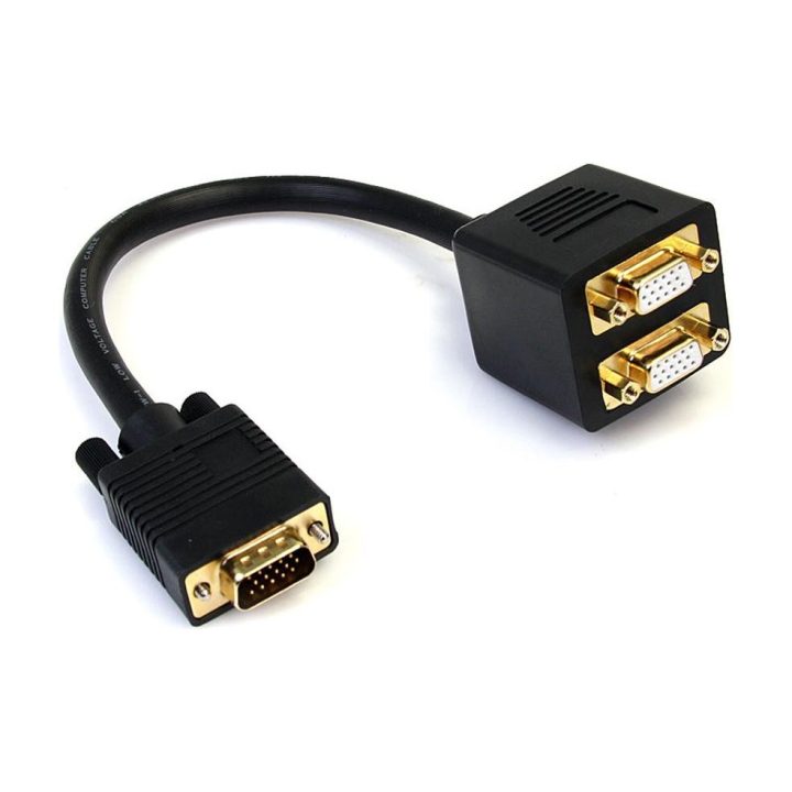 StarTech.com Cabo de 0,3 m Splitter Divisor VGA para VGA - Cabo…