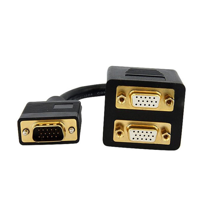 StarTech.com 0.3m VGA to VGA Splitter Cable - Male to Female Video…