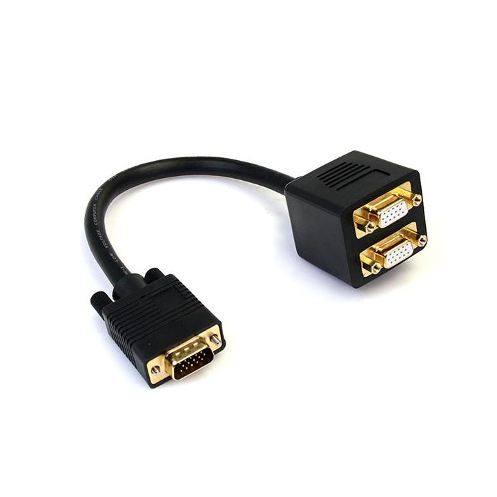 StarTech.com Cabo de 0,3 m Splitter Divisor VGA para VGA - Cabo…