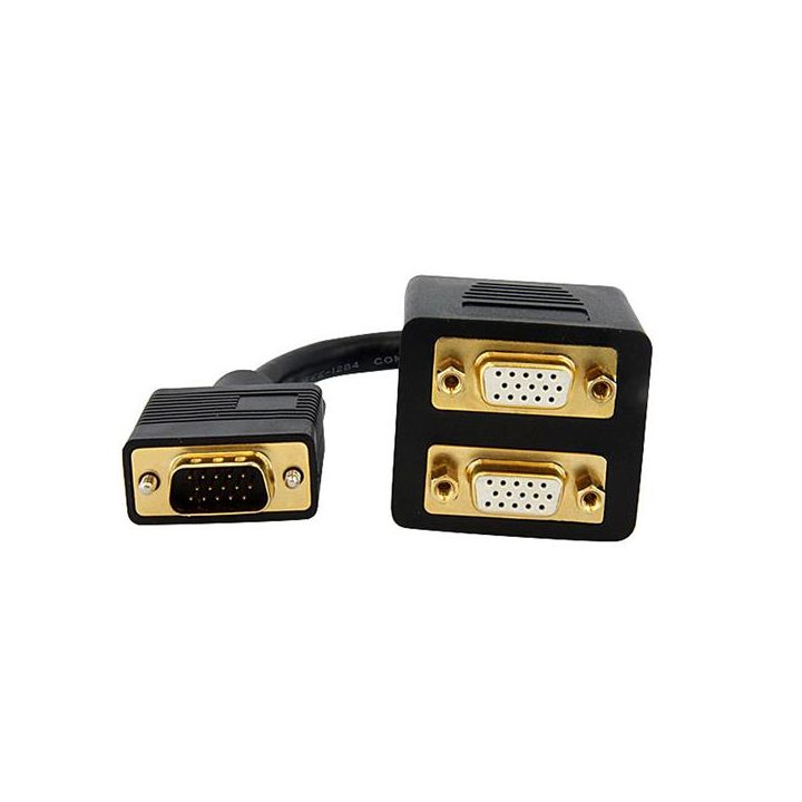 StarTech.com 0.3m VGA to VGA Splitter Cable - Male to Female Video…