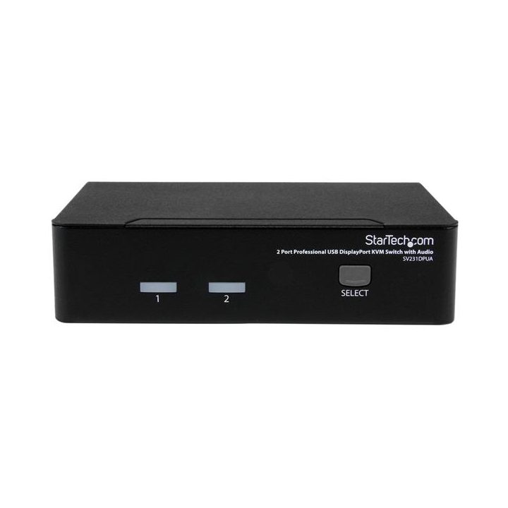 StarTech.com Professional 2-Port KVM Switch DisplayPort Video - USB…