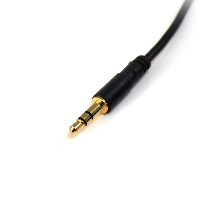 StarTech.com 3m Slim Stereo Audio Cable 3.5mm - Male to Male