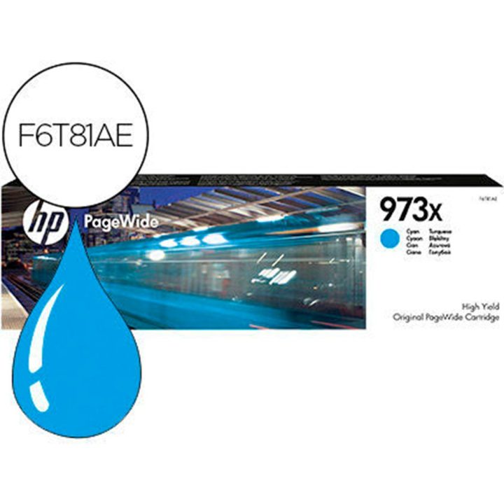 HP Original Cyan PageWide 973X High Yield Cartridge