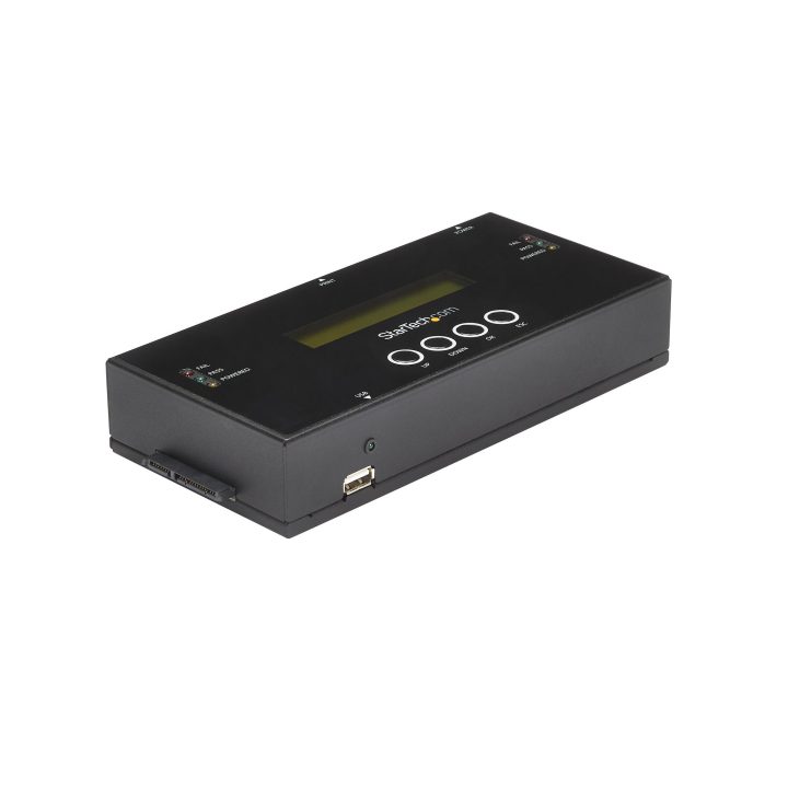 StarTech.com Standalone 1:1 Hard Drive and SSD SATA Duplicator and…