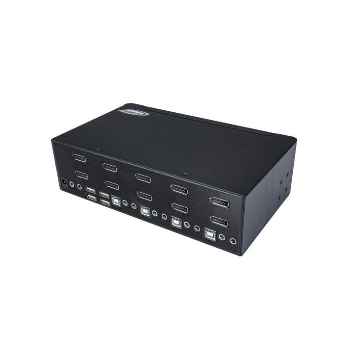 StarTech.com Switch KVM de 4 Portas Duplas DisplayPort 4K 60Hz - KVM…