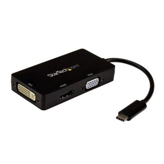 StarTech.com Adaptador USB-C de Vídeo Multipuertos - 3en1 - 4K 30Hz -…