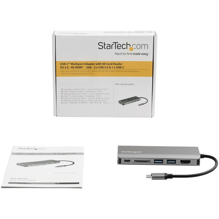 StarTech.com Adaptador Multipuertos USB-C - Docking Station Portátil…