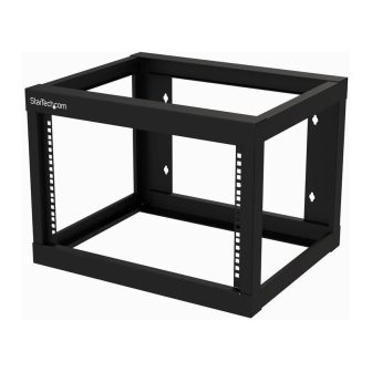 StarTech.com 6U Open Wall-Mount Server Rack - 19-Inch - 2-Post -…