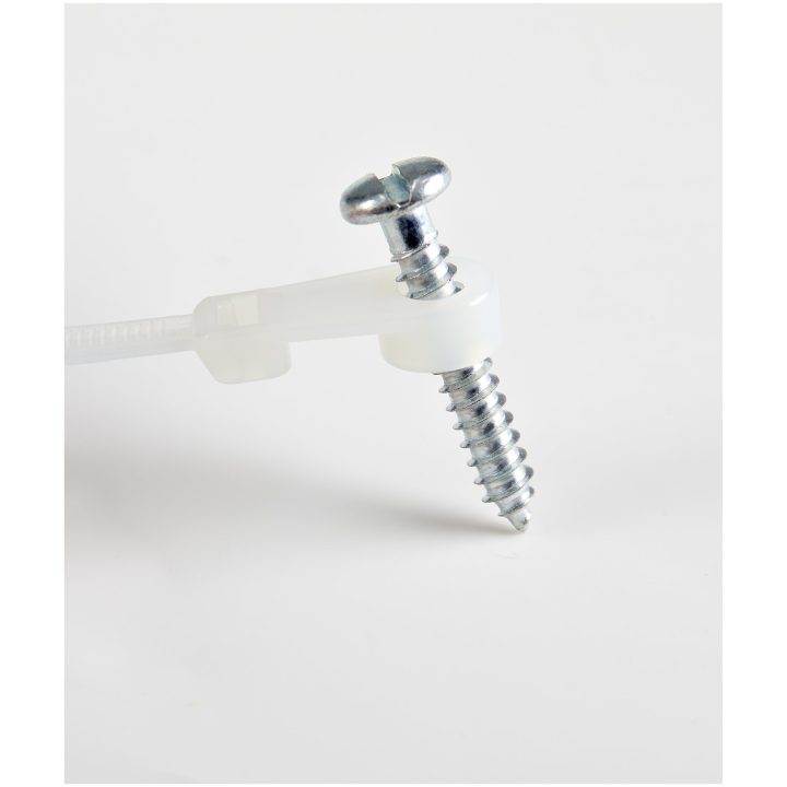 StarTech.com 15 cm Mounting Hole Cable Ties - 3 mm Wide, for 40 mm…