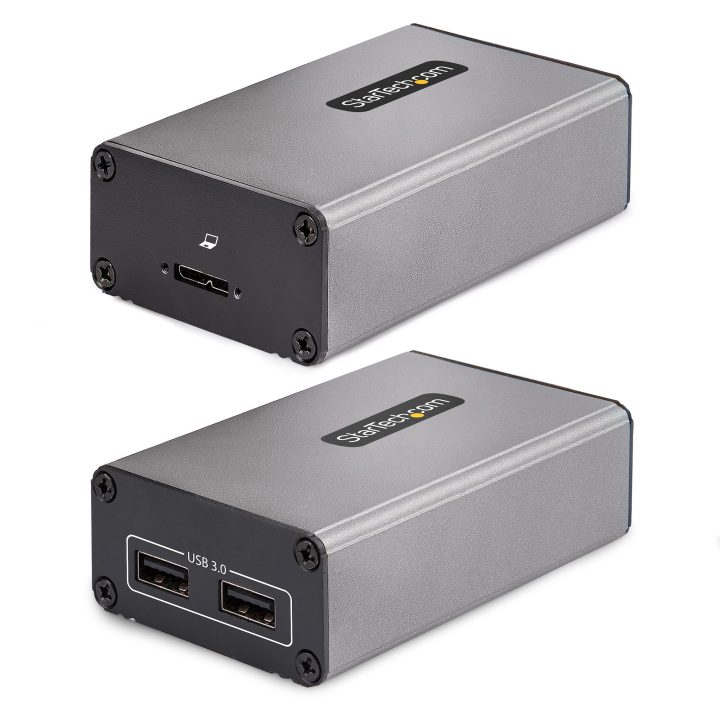 StarTech.com Extensor USB 3.0 de 2 Puertos sobre Fibra Multimodo OM3…