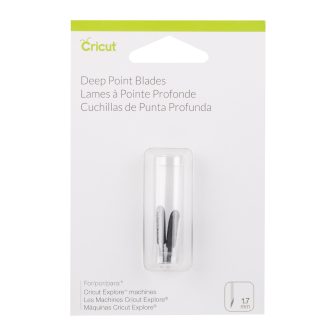 Cricut PC2003535 Set de 2 Lames Coupe Profonde, Plastique…