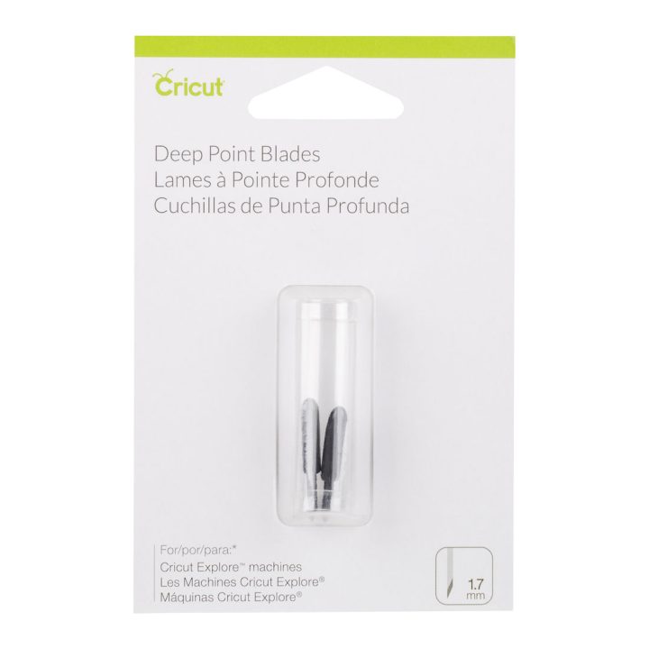 Cricut PC2003535 Set of 2 Deep Point Blades, Plastic, Multicolor, 12…