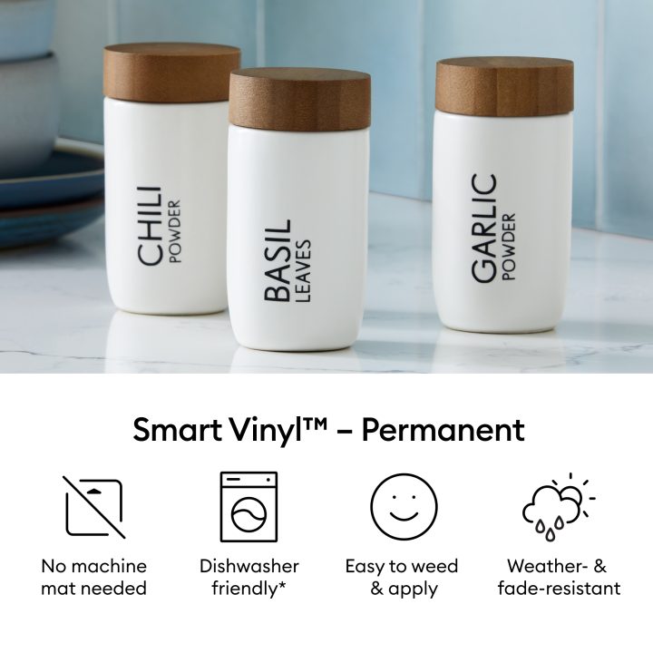 Cricut 2011314 Permanent Adhesive Vinyl Matte Black