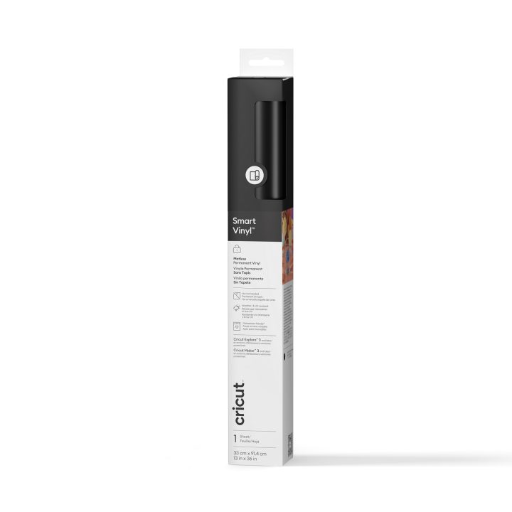 Cricut 2011314 Permanent Adhesive Vinyl Matte Black