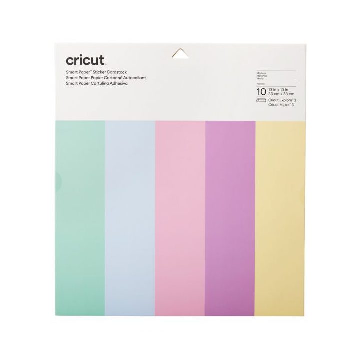 Cricut Sticker Cardstock, Pastels autocolante para crianças (2008320)