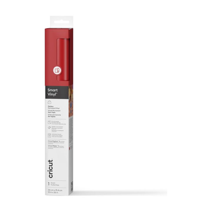 Cricut 2011323 vinil adesivo Permanente Vermelho Mate