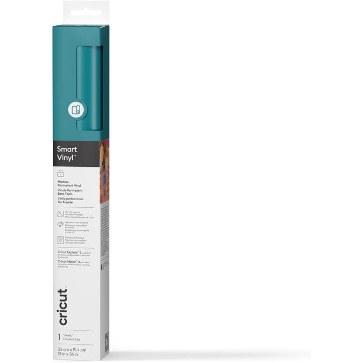 Cricut Smart Vinyl Permanent 33x91cm 1 Sheet (Aqua) (2011600)