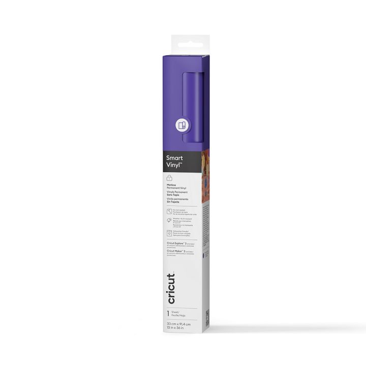 Cricut 2011609 Permanent Adhesive Vinyl Matte Purple