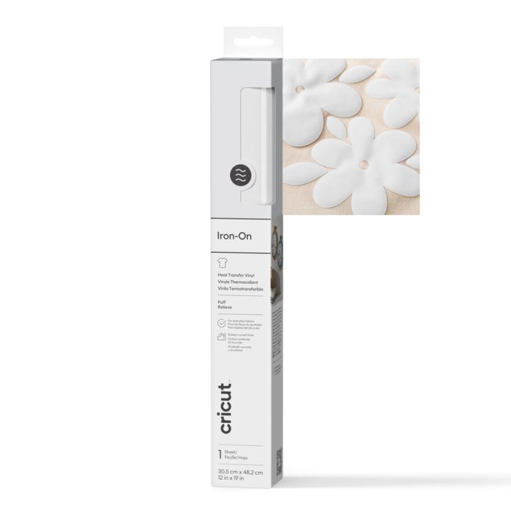 Cricut puff iron-on white 30X48CM (2011774)