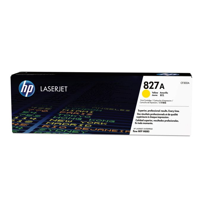 HP Original LaserJet 827A Yellow Toner Cartridge