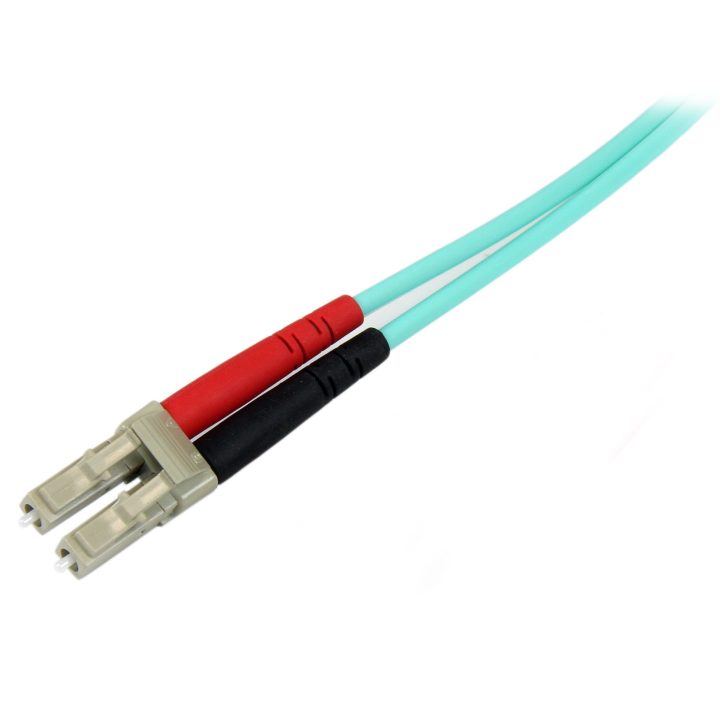 StarTech.com 10m Multimode OM3 Fiber Optic Cable LC to LC UPC - Full…