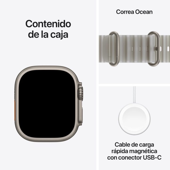 Smartwatch Apple Watch Ultra 4 GPS + Cellular 49 mm caixa de titânio…