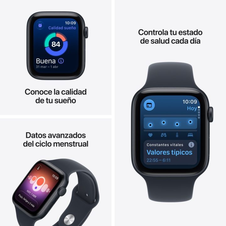 Smartwatch Apple watch se 3 GPS 40mm midnight aluminium case with…