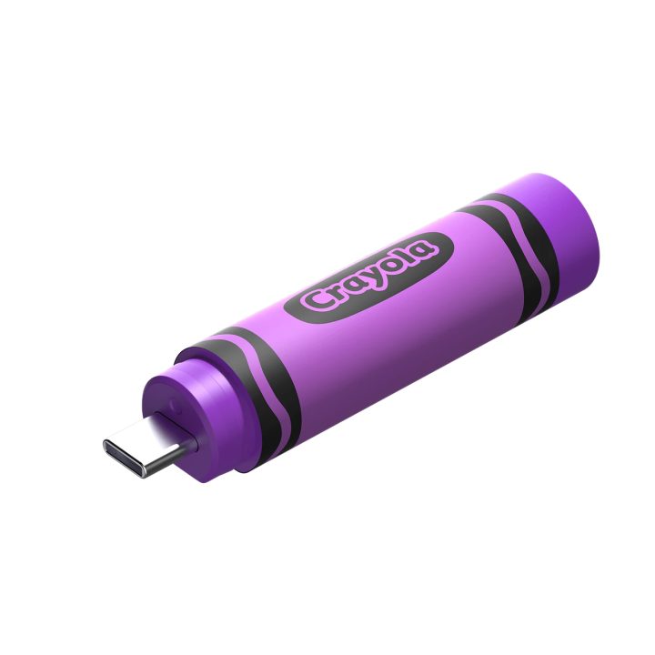 SanDisk Crayola USB-C flash drive, 128 GB, - vivid violet (purple)…
