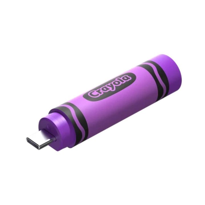 SanDisk Crayola USB-C flash drive, 128 GB, - vivid violet (purple)…