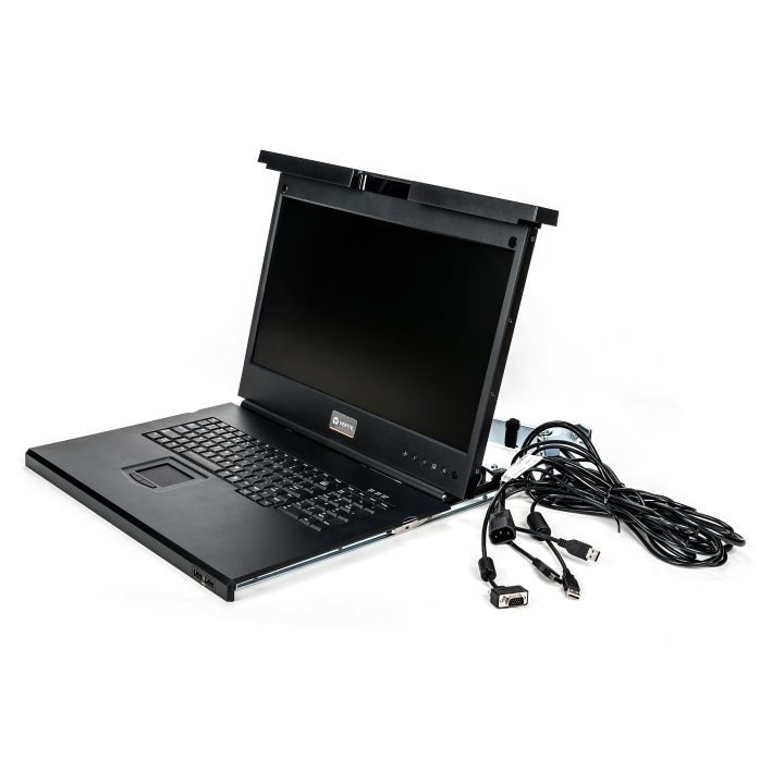 Vertiv Avocent 19" Rack-Mount LCD Direct Console, USB Keyboard, 2USB…