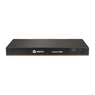 Vertiv Avocent AV 3108 interruptor KVM Montagem em rack Preto